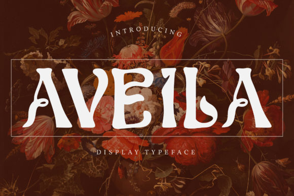 Aveila: Elevate Your Web Design with a Vintage Display Font