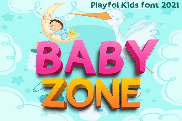 Baby Zone: A Playful Display Font for Engaging Campaigns
