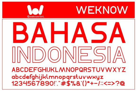 Bahasa Indonesia: A Bold Display Font for Web Design