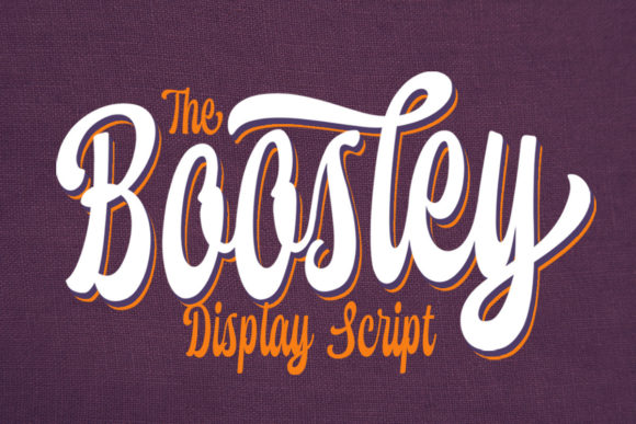 Boosley: A Bold and Retro Font for Editorial Design