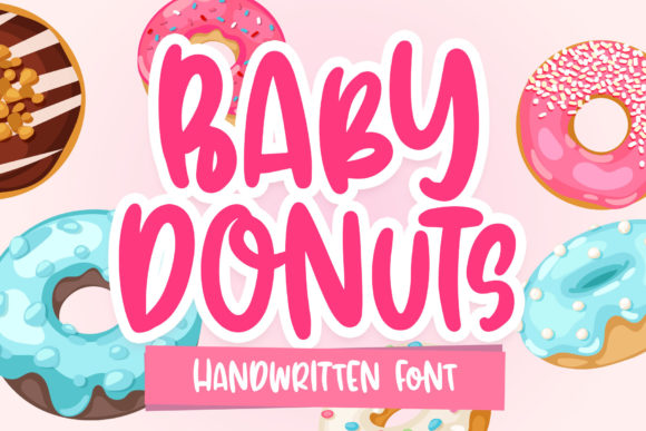 Bring Joy to Your Craft with Baby Donuts Font