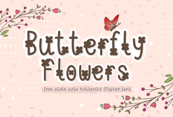 Butterfly Flowers: A Charming Font for Your Brand