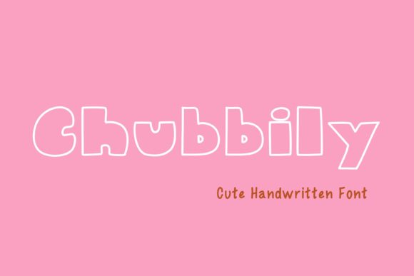 Chubbily: A Fun and Jolly Display Font for Web Design