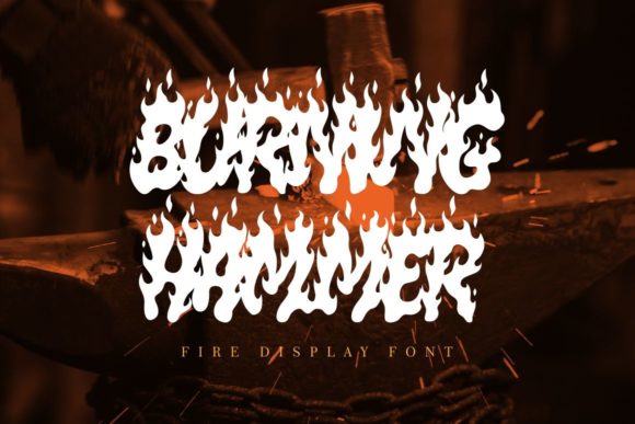 Creating Impact with Burning Hammer: A Designer's Font Journey