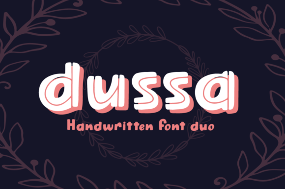 Discover Dussa: A Playful and Versatile Display Font