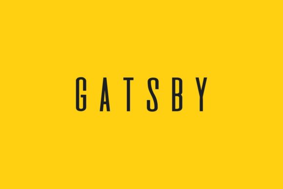 Discover Gatsby: A Clean and Modern Display Font