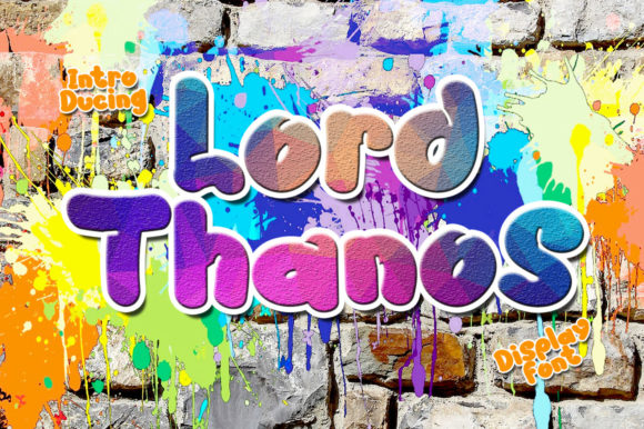 Discover the Playful Charm of Lord Thanos Font