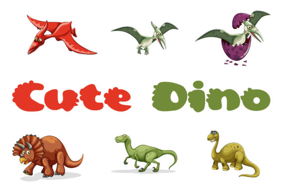 Enhance Your Brand with Cute Dino: A Playful Display Font