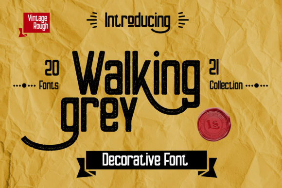 Enhance Your Brand with Walking Grey: A Stylish Display Font