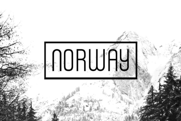 Enhancing Web Design with Norway: A Clean, Modern Display Font