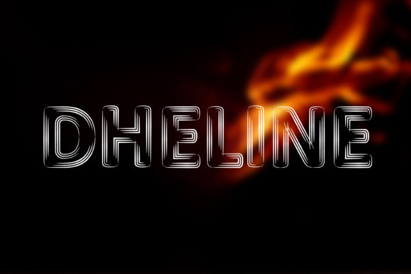 Exploring Dheline: A Bold and Elegant Typeface