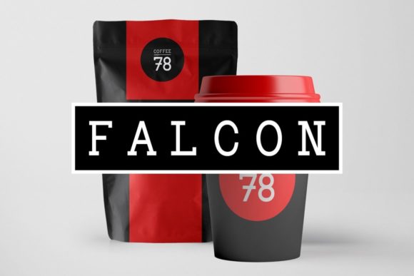 Falcon: A Minimal and Neat Display Font for Crafters