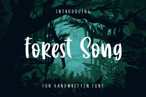 Forest Song: A Refreshing Display Font for Editorial Design
