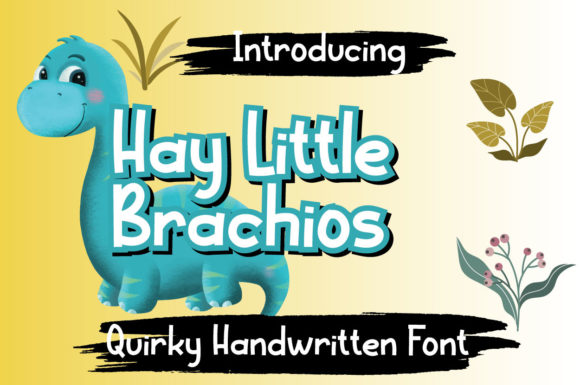 Hay Little Brachios: A Playful Display Font for Engaging Visuals
