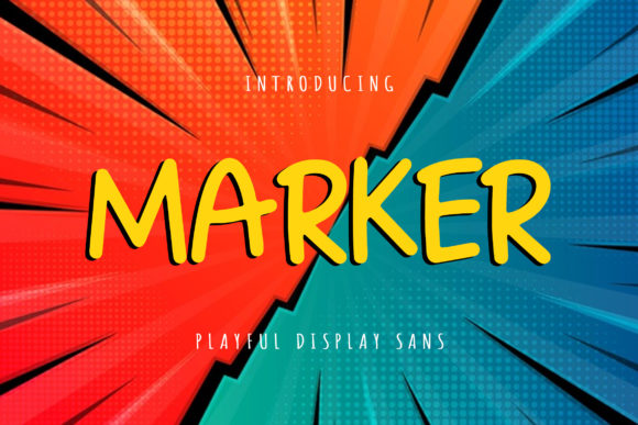 Marker: The Playful Display Font for Your Brand