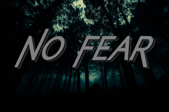 No Fear: A Bold Display Font for Impactful Marketing