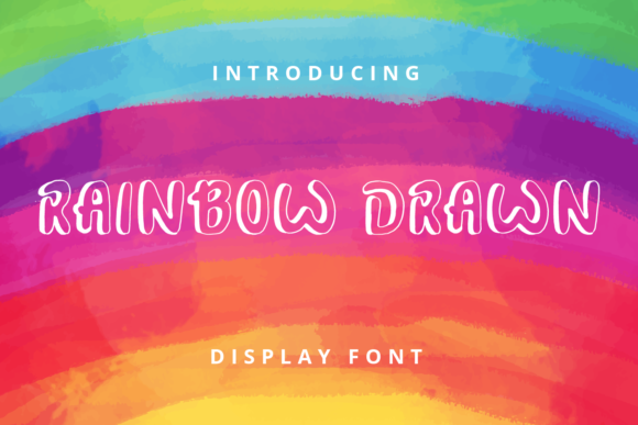 Rainbow Drawn: A Versatile Display Font for Creative Campaigns