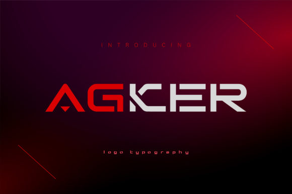 Transform Your Brand with Agker, the Bold Display Font