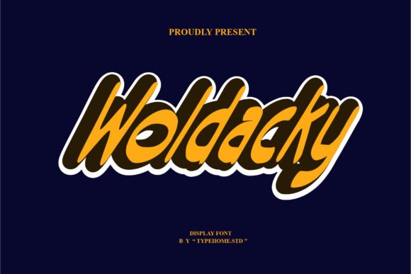Woldacky: A Fierce and Authentic Display Font for Web Design